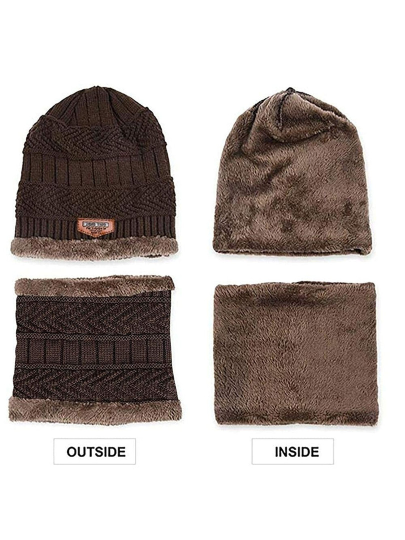Navkar Crafts Unisex Woollen Hat Scarf Set